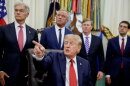 Trump pointing