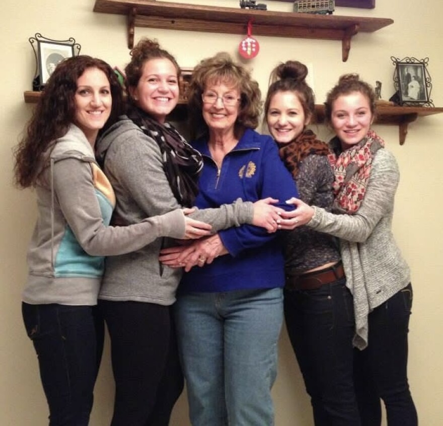 My sisters and I with "Grandmama" Jo Ann