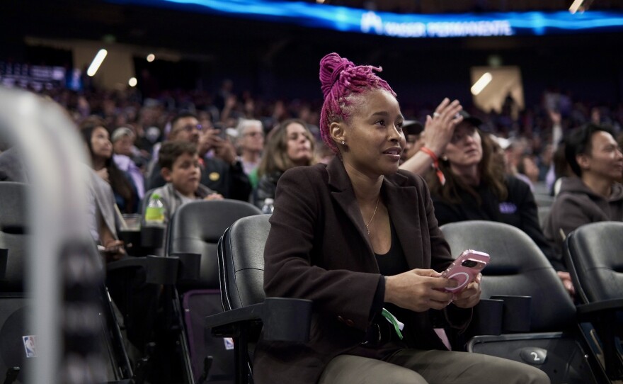  Faatimah at the Valkyries vs the Minnesota Lynx.