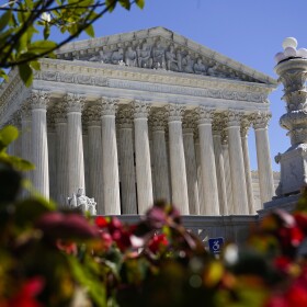 The U.S. Supreme Court is seen on Tuesday, Oct. 11, 2022, in Washington. (AP Photo/Mariam Zuhaib)