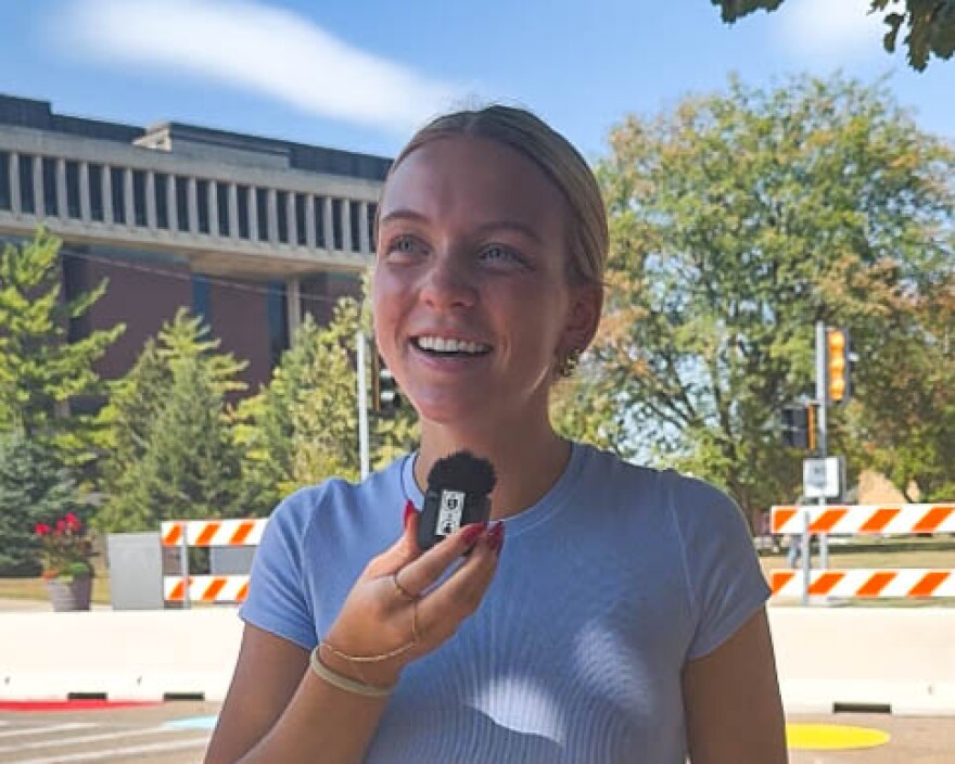 ISU student Sam Meyers.