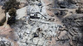 This aerial photo shows Yarnell, Ariz. on Wednesday, July 3, 2013, in the aftermath of the Yarnell Hill Fire that claimed the lives of 19 members of an elite firefighting crew. (Tom Tingle/AP)