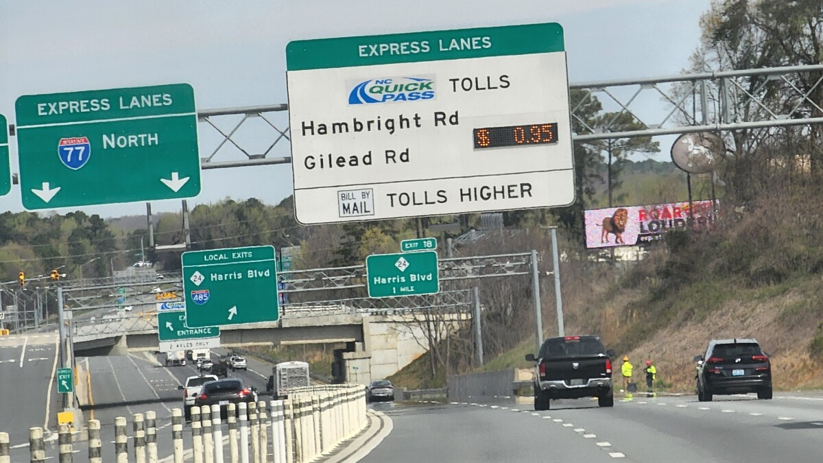 State officials and toll operator Cintra are discussing a second I-77 toll lane in the Lake Norman area