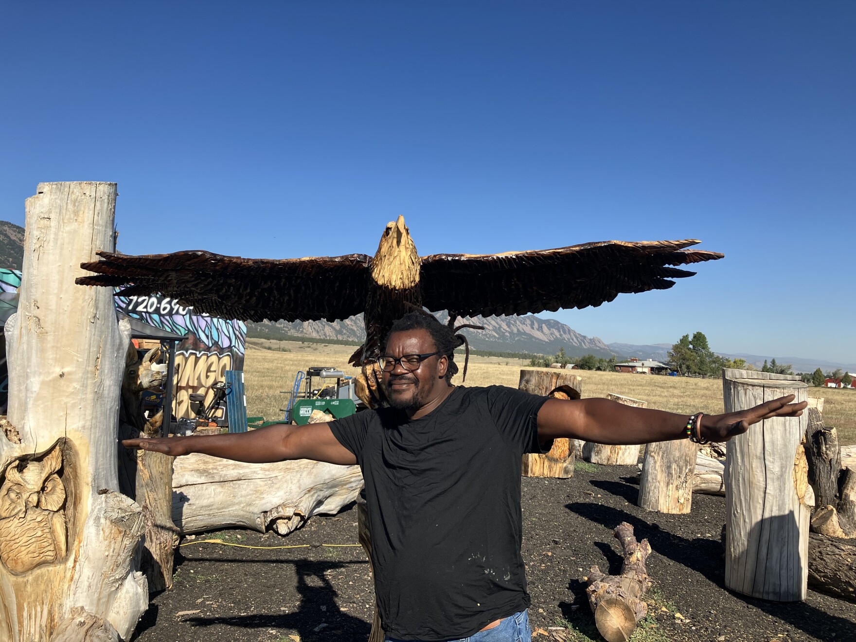 The chainsaw sculptures of Zimbabwean artist Bongo Love Aspen Public