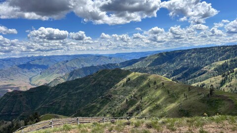 New road construction is banned in much of the Hells Canyon area, seen here on May 20, 2026, near Enterprise, Ore.