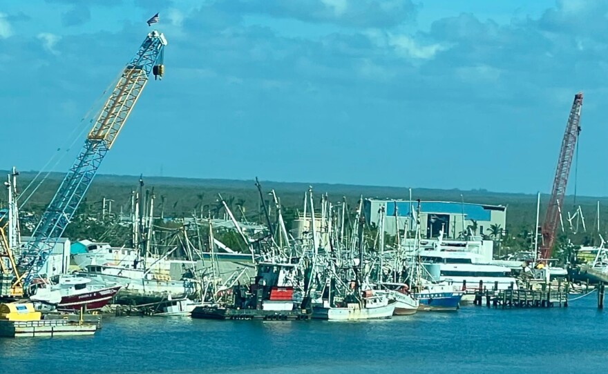 The damage on Fort Myers Beach alone was cataclysmic, resulting in an estimated 900 structures destroyed and about 2,200 damaged by the 10-to 15-foot storm surge, according to the National Hurricane Center Tropical Cyclone Report on Hurricane Ian. Shrimp boats tucked away in the Matanzas Pass were tossed around like toy boats, ultimately becoming either beached or pushed into a patch of mangroves.