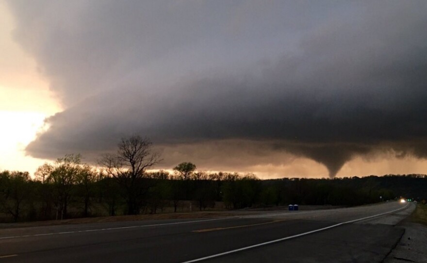 Wednesday evening's tornado touched down several times as it moved across Osage, Tulsa, and Rogers counties.