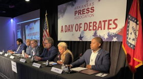 Governor candidates debate at Arkansas Press Association's Day of Debates in Little Rock.