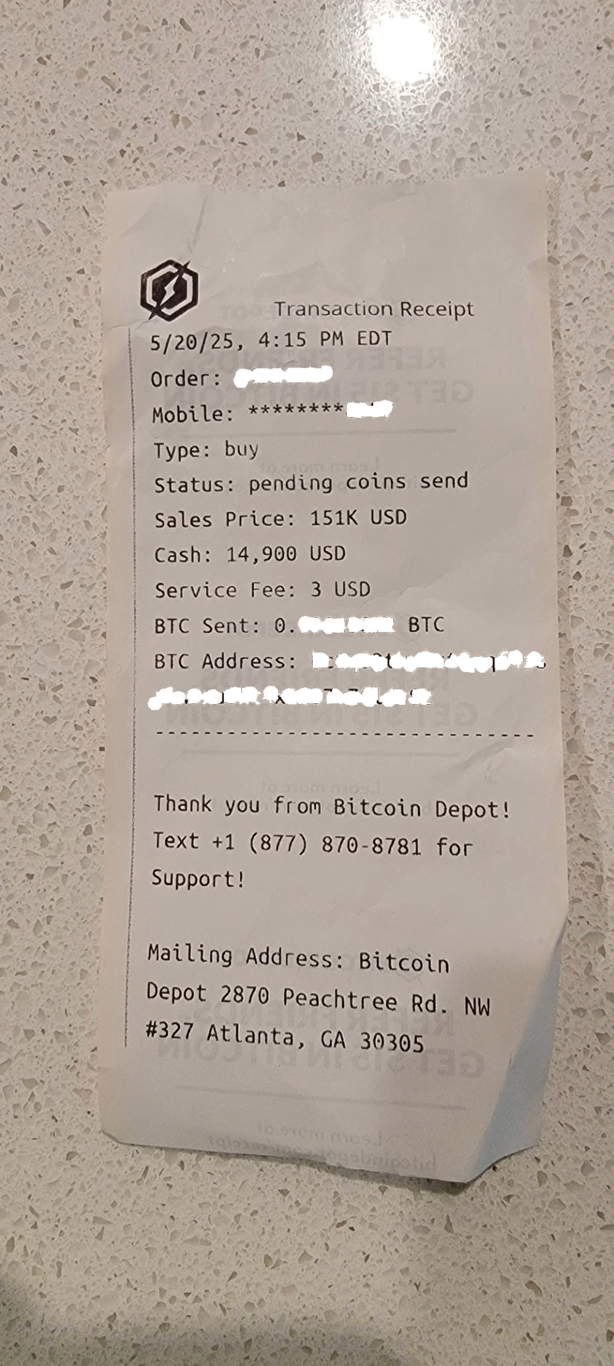 The local victim of a crypto currency scam scrambled to get a total of $15,000 in cash from her Wells Fargo bank account. At the first Wells Fargo in downtown Fort Myers, the teller asked her if she was ok because she had been crying and appeared under duress. The victim said she denied that she under duress. The teller gave her tissues. But no cash. The victim says the teller informed her the branch did not have that much cash to fulfill her request. The caller directing her in the scam told her to drive to another branch in Cape Coral. She stayed on the phone with him pursuant to the mobile escort order she believed was active.