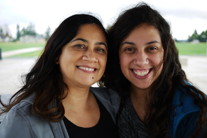 Undocumented mother and daughter Evelyn Guzman and Alejandra Perez say a new president brings uncertainly to their lives in the U.S.