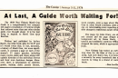 Courier Review article about Arthur Hardy's first Mardi Gras Guide, 1978