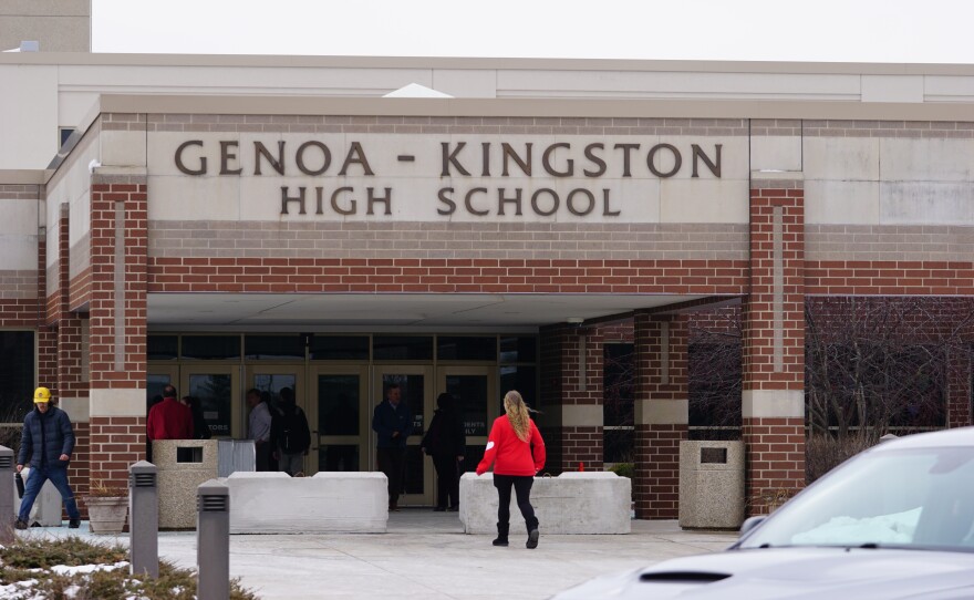 Education Secretary Linda McMahon and Turning Point USA's Erika Kirk visited Genoa-Kingston High School on Thursday, Feb. 2026. It was part of the U.S. Department of Education’s “History Rocks! Trail to Independence” tour.