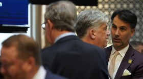 Rep. Seth Rose, D-Columbia, talks with Rep. Mark Willis, R-Fountain Inn, on the S.C. House floor on Jan. 15, 2025.