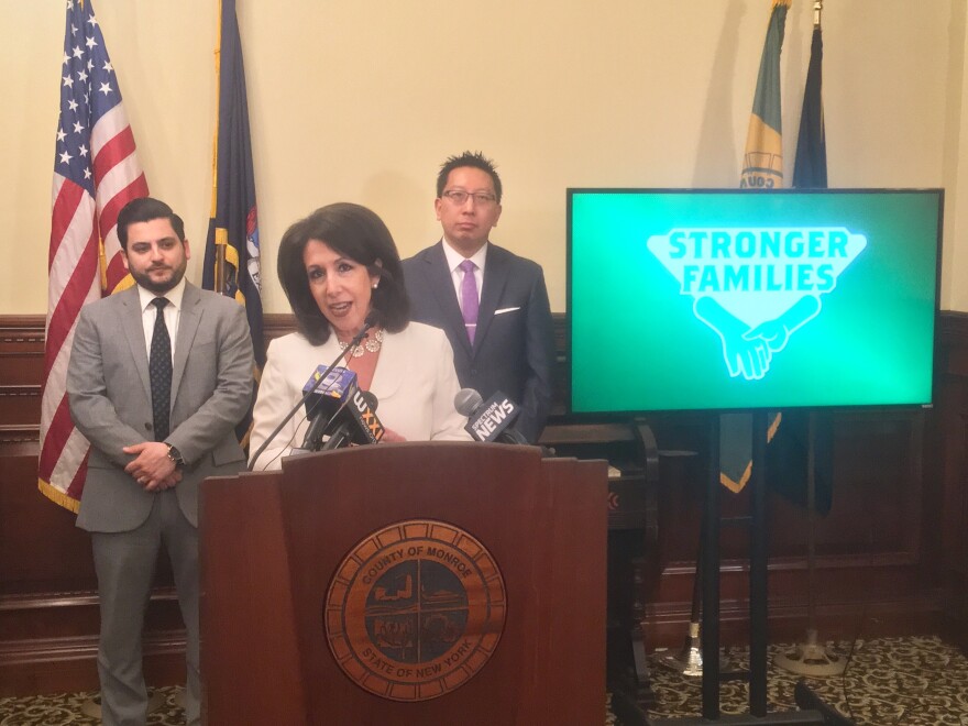 Monroe County Executive Cheryl Dinolfo announces a proposal to raise reimbursement rates for preschool special education providers.