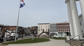 The Madison County Courthouse square in Richmond.