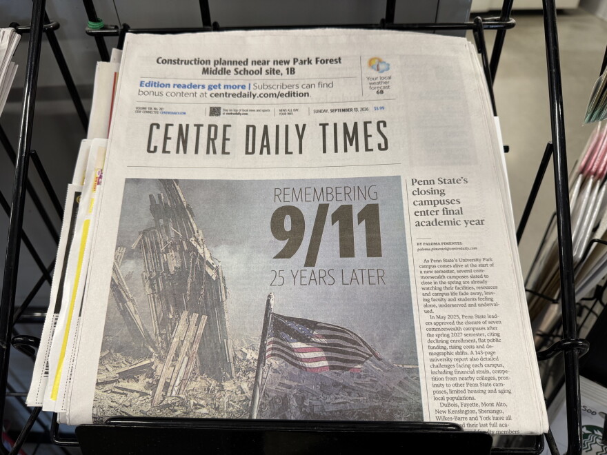 The McClatchy newspaper chain laid off journalists at papers across the country Thursday, Sept. 10, 2026, including three at The Centre Daily Times based in State College.