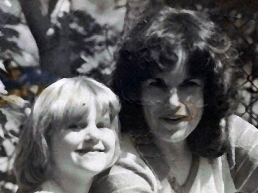 Shelli Wright with her mother, Sandra Lee Wright, in 1976.