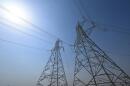 Overhead electric power cables. (Fethi Belaid/AFP via Getty Images)