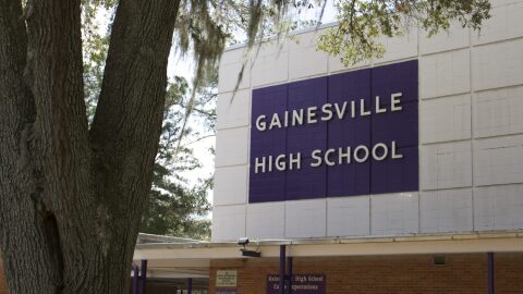 Gainesville High School in Gainesville, Florida. (Max Chesnes/WUFT News)