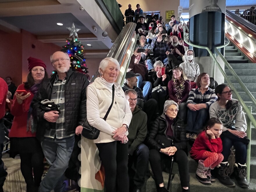 There's no charge to attend TubaChristmas. People are encouraged to bring their lawn chairs and even dress up in Christmas costumes.