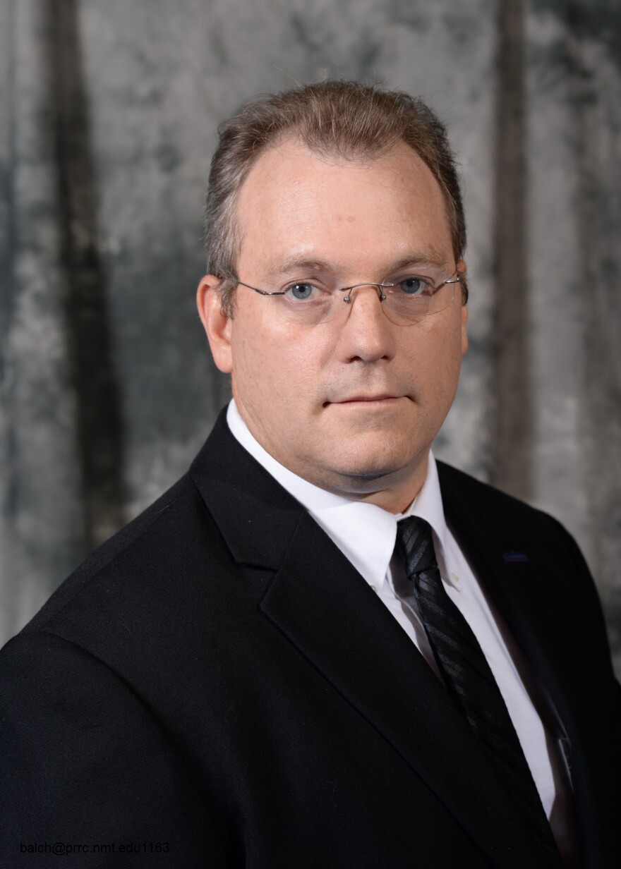 Dr. Robert Balch, director of the Petroleum Recovery Research Center at New Mexico Tech in Socorro.