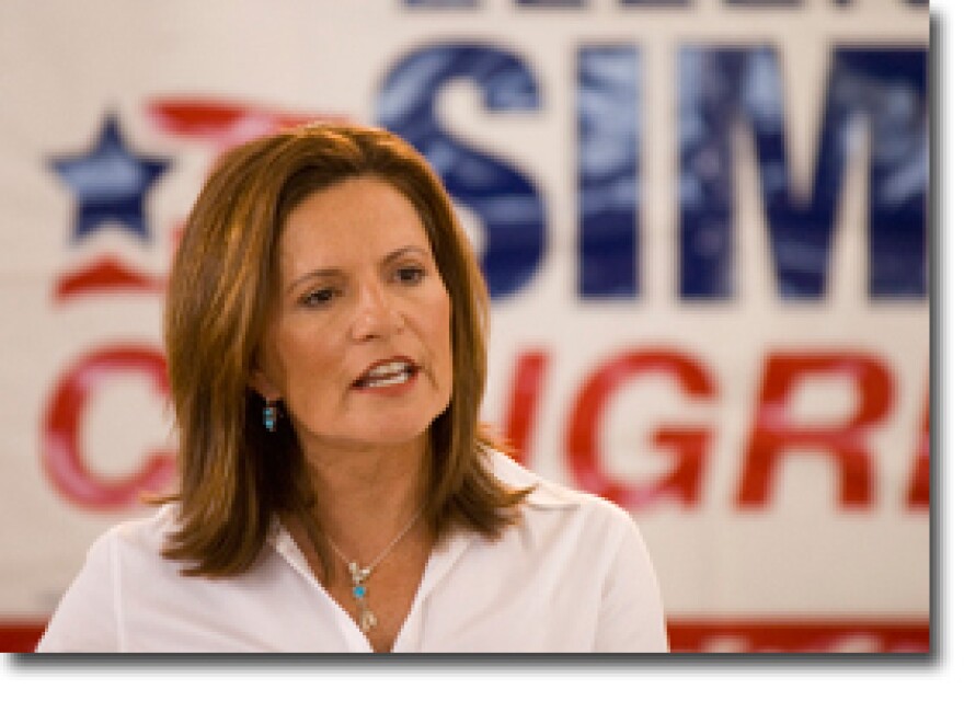 Democrat Ellen Simon plans to win the primary and unseat Republican Rick Renzi in the general election.