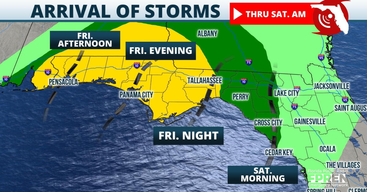 Storms could bring damaging winds, isolated tornadoes to Panhandle ...