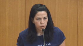 Sil Ganzo of Charlotte told council members she can't tell the children she works with they are safe in Charlotte. 