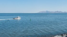 Boat on the Great Salt Lake