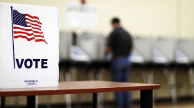 A voter casts his ballot in Georgia's 6th Congressional District special election at a polling site in Sandy Springs, Ga., Tuesday, June 20, 2017. (David Goldman/AP)