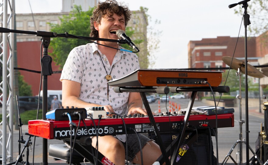 Tree No Leaves performs at IndieCraft on Friday, May 19, 2023 in Springfield, Ohio (Ruthie Herman for WYSO)