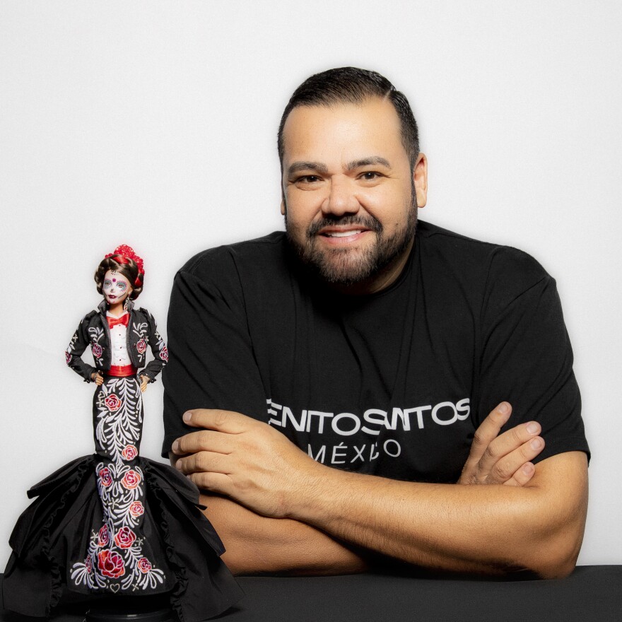 Mexican fashion designer Benito Santos said the Barbie doll's design is inspired by traditional charro outfits.