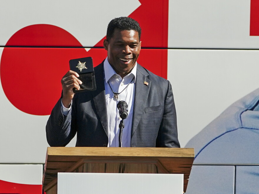 Debating Badge Herschel Walker plans to hand out fake police badges to highlight ...