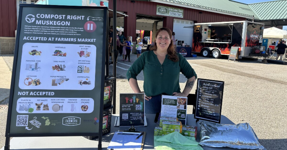 New composting program proving successful at Muskegon Farmers Market