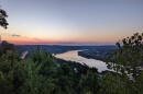 Daybreak over the Ohio River, July 14, 2022, as seen from Eden Park.