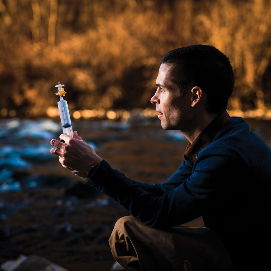 Ecologist and Executive Director of Grow the Flow , Ben Abbott