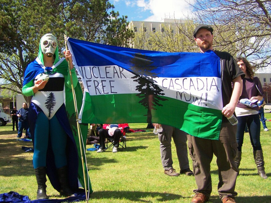 Cascadia supporters flag