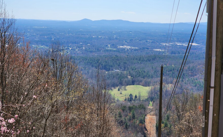 View on Hibriten Mountain in North Carolina.