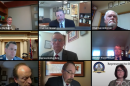 Several members of the Joint Minerals Committee meeting over Zoom for the first time before the Special Session