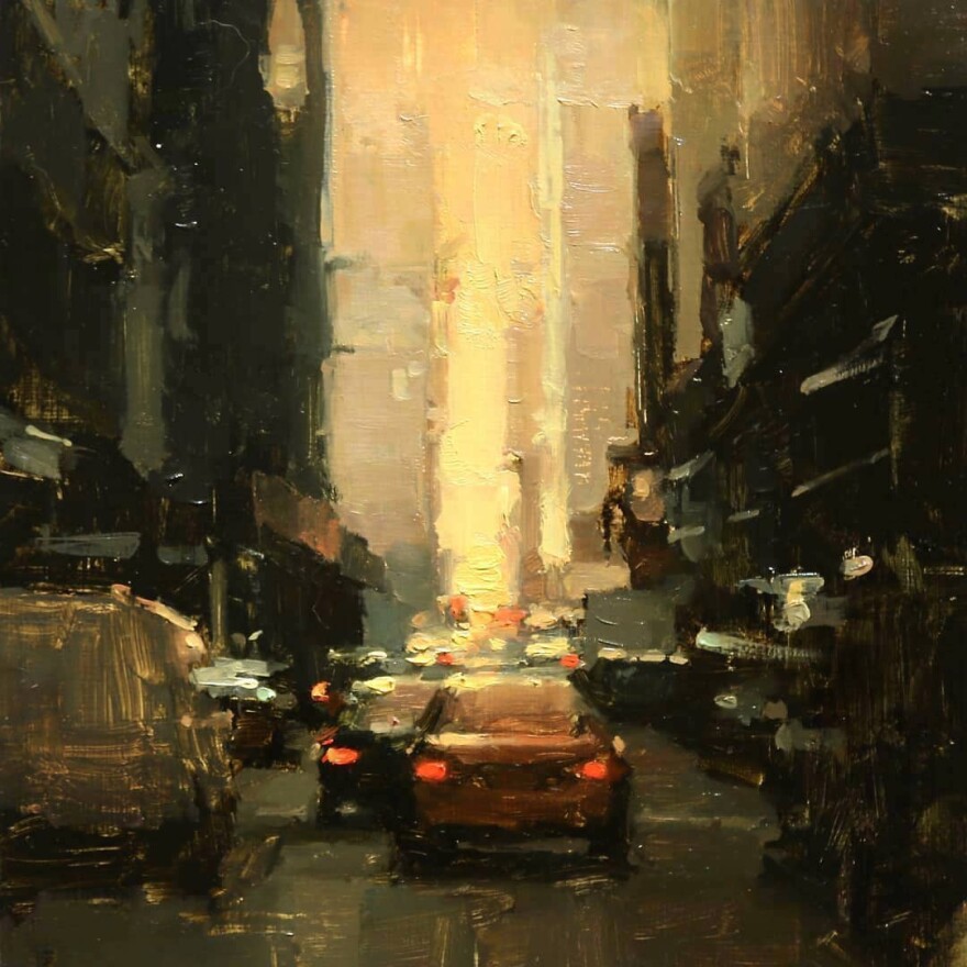 "Late Afternoon (NYC)" Oil by James Kroner