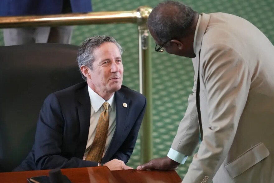 Kelly Hancock, the former Texas lawmaker who is serving as acting state comptroller, announced Monday that finance and technology company Odyssey will help build Texas' school voucher program.