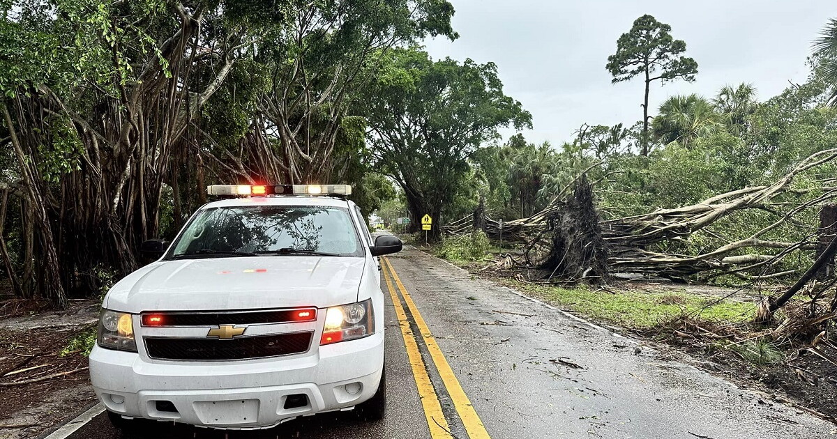 VIDEO: Possible Tornado Damages Structures and Downs Trees in Hobe ...