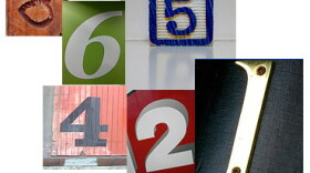 numerals collage