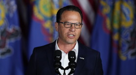 Pennsylvania Gov. Josh Shapiro speaks during a President Joe Biden campaign event in Scranton, Pa., Tuesday, April 16, 2024.