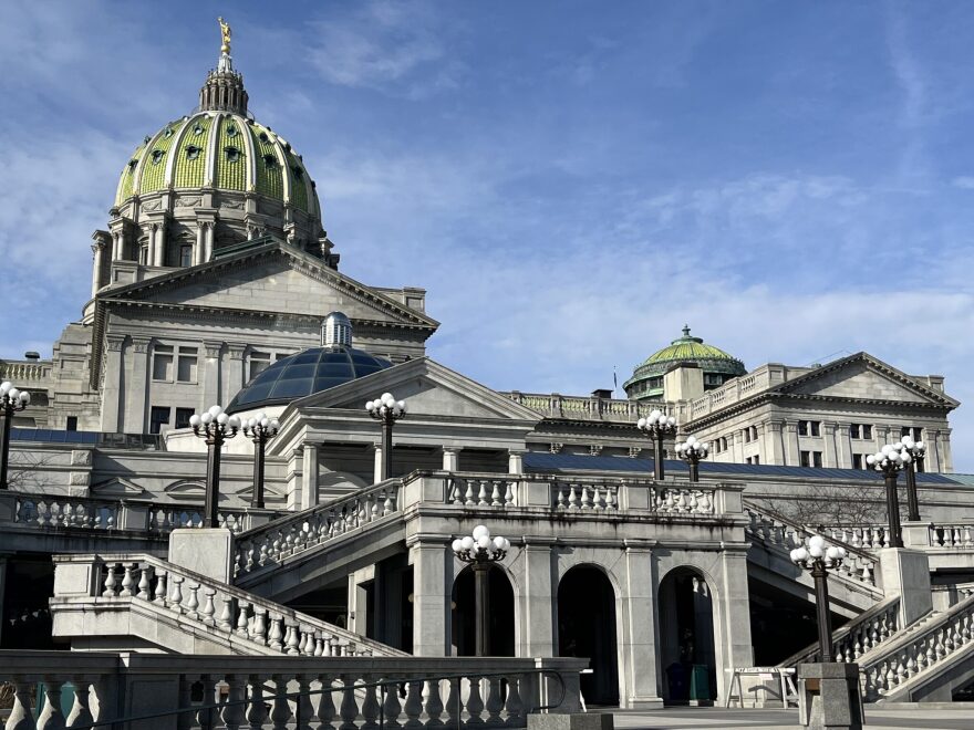 The Pennsylvania Capitol on Monday, March 6, 2023.