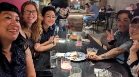 Dining out with HPR family and friends.