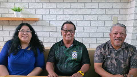 Rota Mayor Aubry Hocog, Saipan Mayor Ramon "RB" Camacho, and Tinian Mayor Edwin Aldan have issued a joint statement opposing proposed seabed mining in CNMI waters.