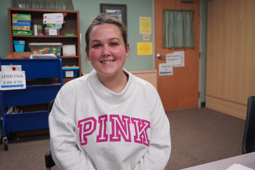 Saydie Murphy is a senior at the Bellefonte Area High School calling on school board members to raise teachers' pay and avoid a strike. 