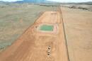 The site of a groundwater well in Arizona along the U.S.-Mexico border as seen from a drone. (Courtesy Myles Traphagen)