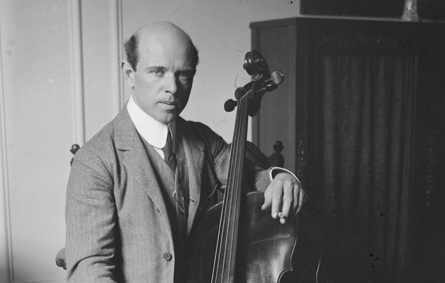 Paul Casals in 1917 at Carnegie Hall 